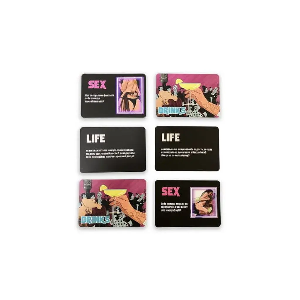 Настільна гра 18+ PLAYROOM Sex Life Drinks (ВР_SLD) - фото 2