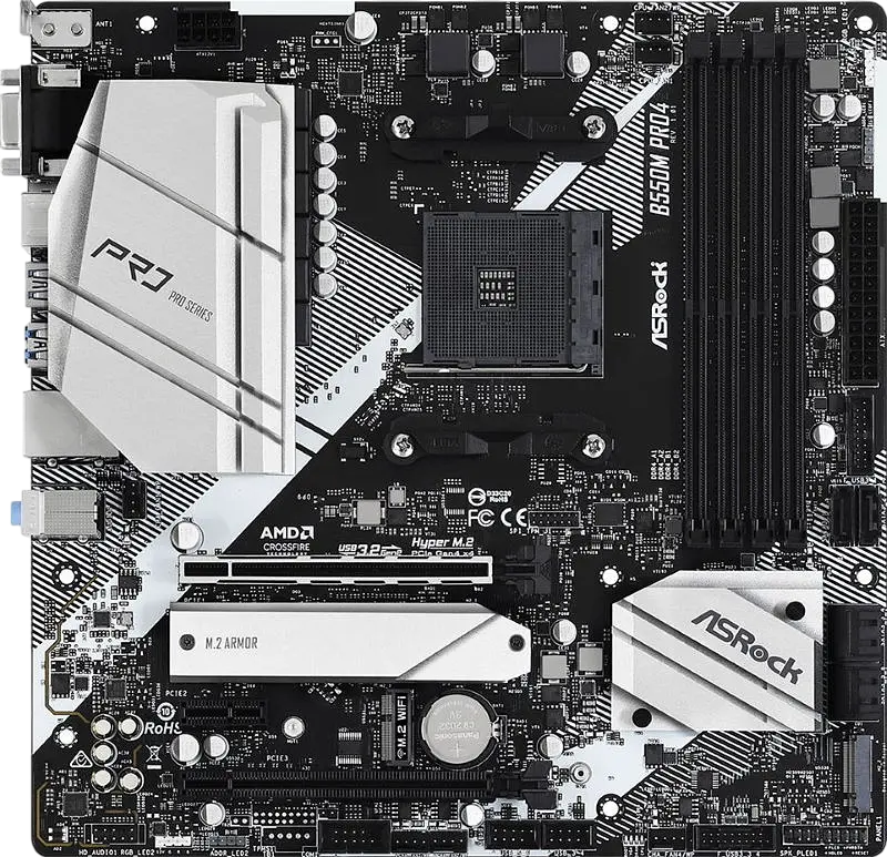 Материнська плата ASRock B550M Pro4 Socket AM4 (B550M Pro4) Б/В - фото 2