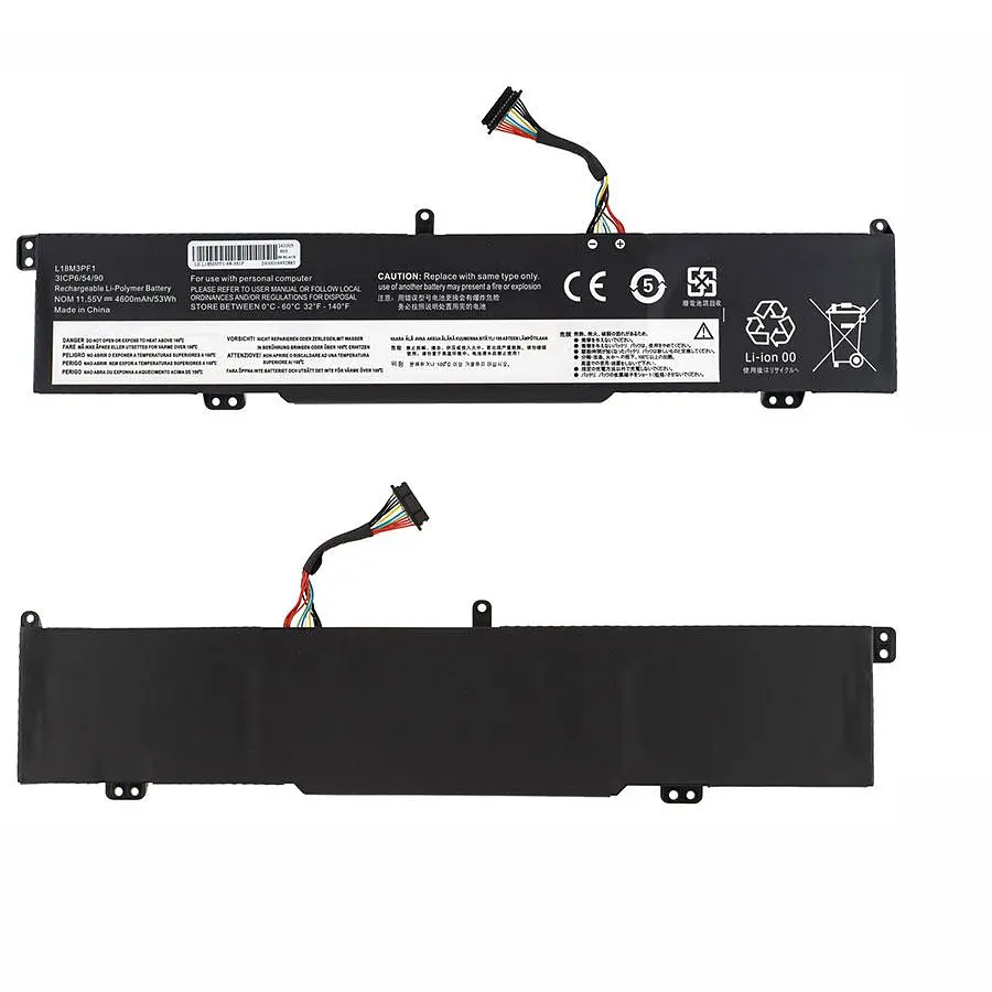 Батарея для ноутбука Lenovo L18C3PF1 (IdeaPad L340-15IRH L340-17IRH Gaming) 11.55V 4600mAh 53Wh Чорний - фото 2