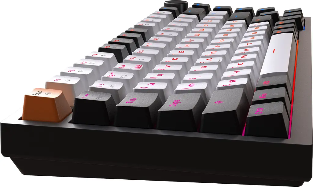 Клавіатура бездротова GamePro Asgard Valhalla QLAB Sakura Switch Black (MK160-B-QS-PRO) - фото 3