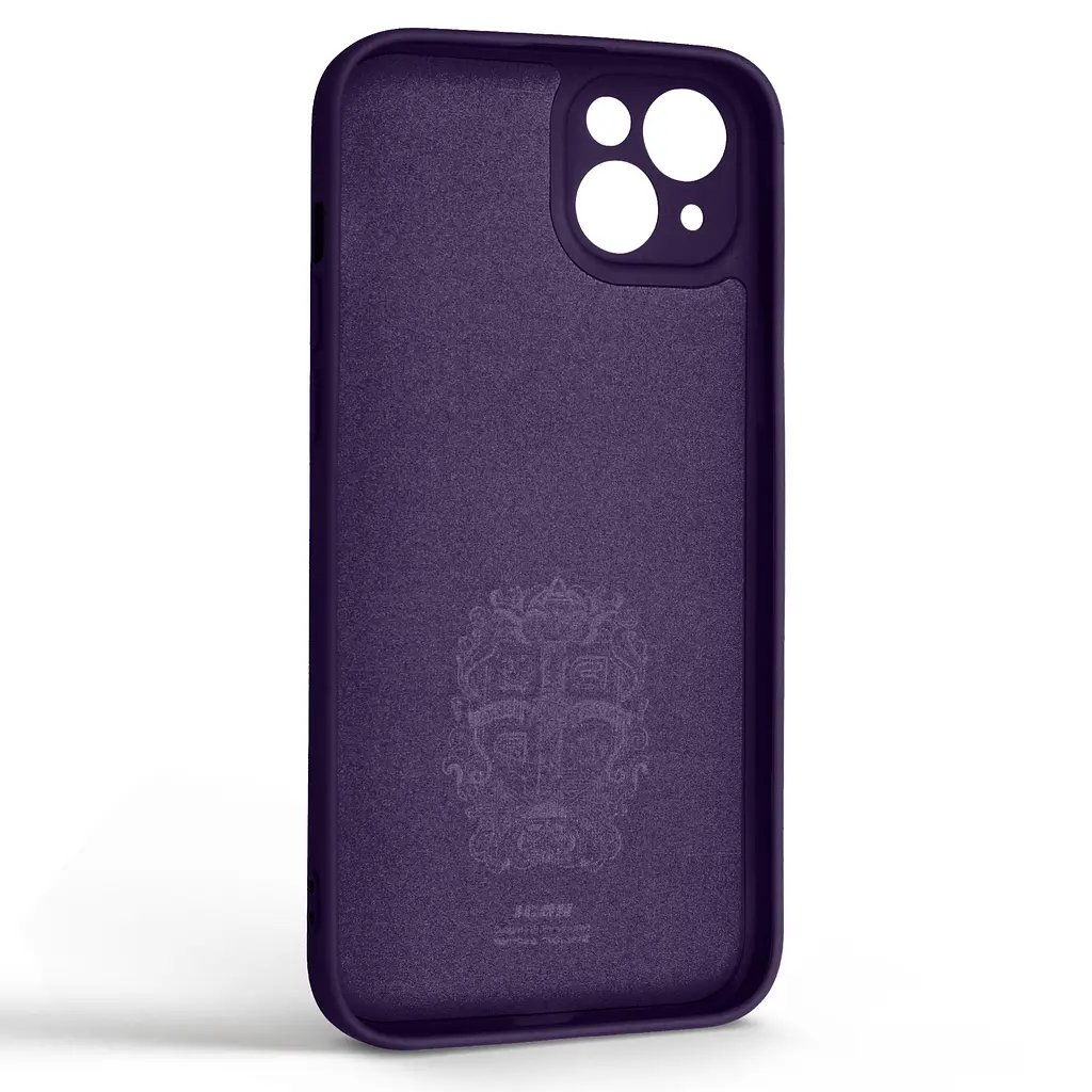 Силиконовый чехол для Apple iPhone 14 Plus, Icon Ring, фиолетовый, панель-накладка, с кольцом-подставкой на 360°, противоударный, возможность использования магнитных держателей, ArmorStandart (ARM68701) - фото 2