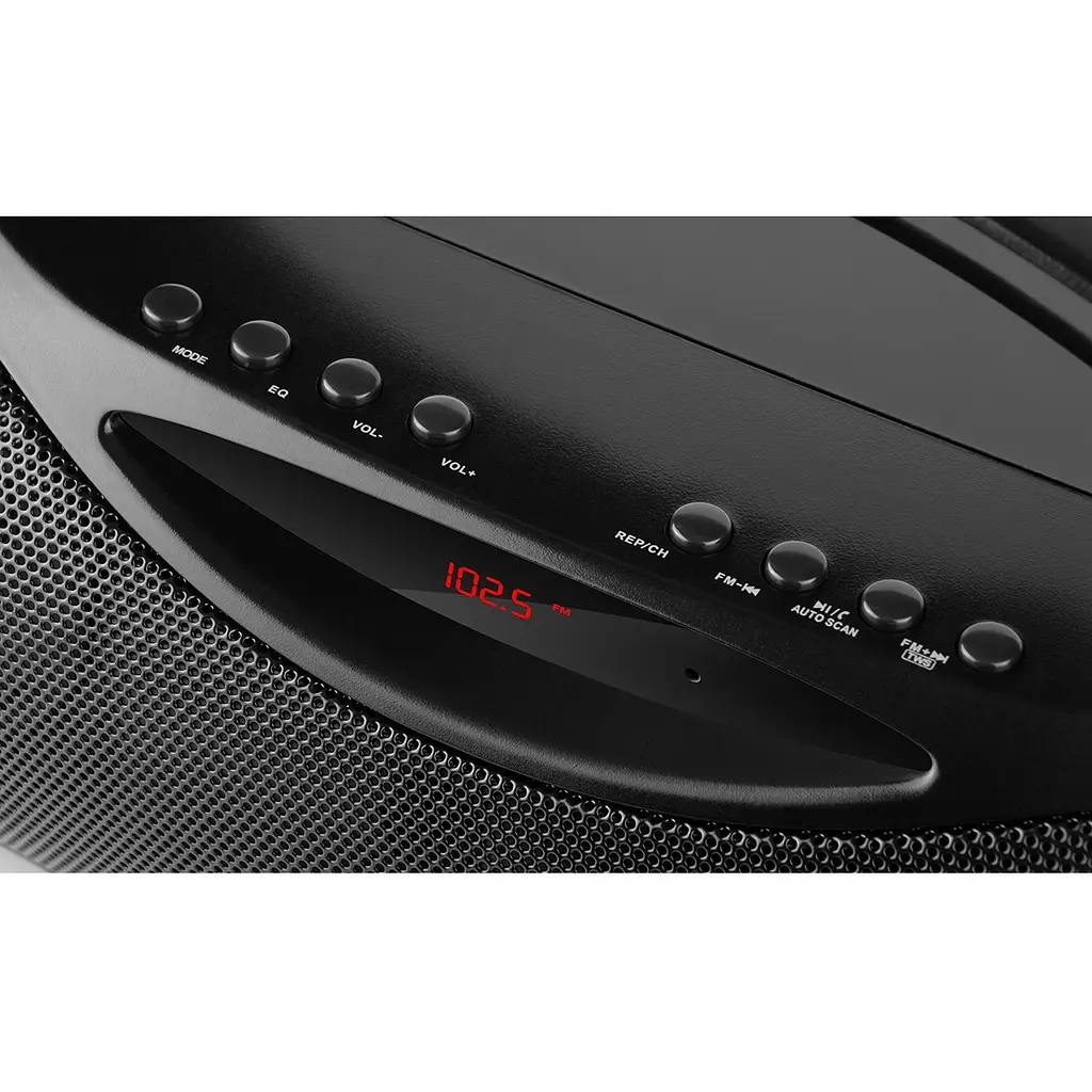 Портативная Bluetooth колонка бумбокс REAL-EL X713 Black - фото 7