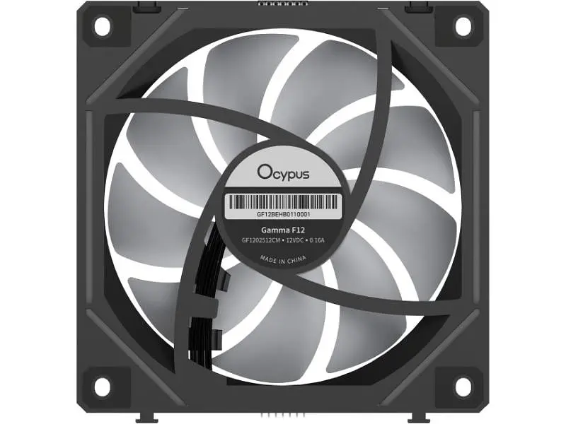 Корпусний вентилятор OCYPUS GAMMA F12 UNI ARGB Black (GAMMA-F12-BK1AM00U-GL) - фото 5