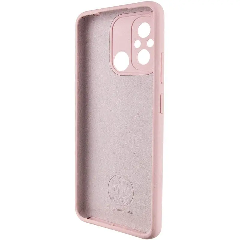 Чехол Silicone Cover Lakshmi Full Camera (AAA) with Logo для Xiaomi Redmi 12C Розовый / Pink Sand - фото 3