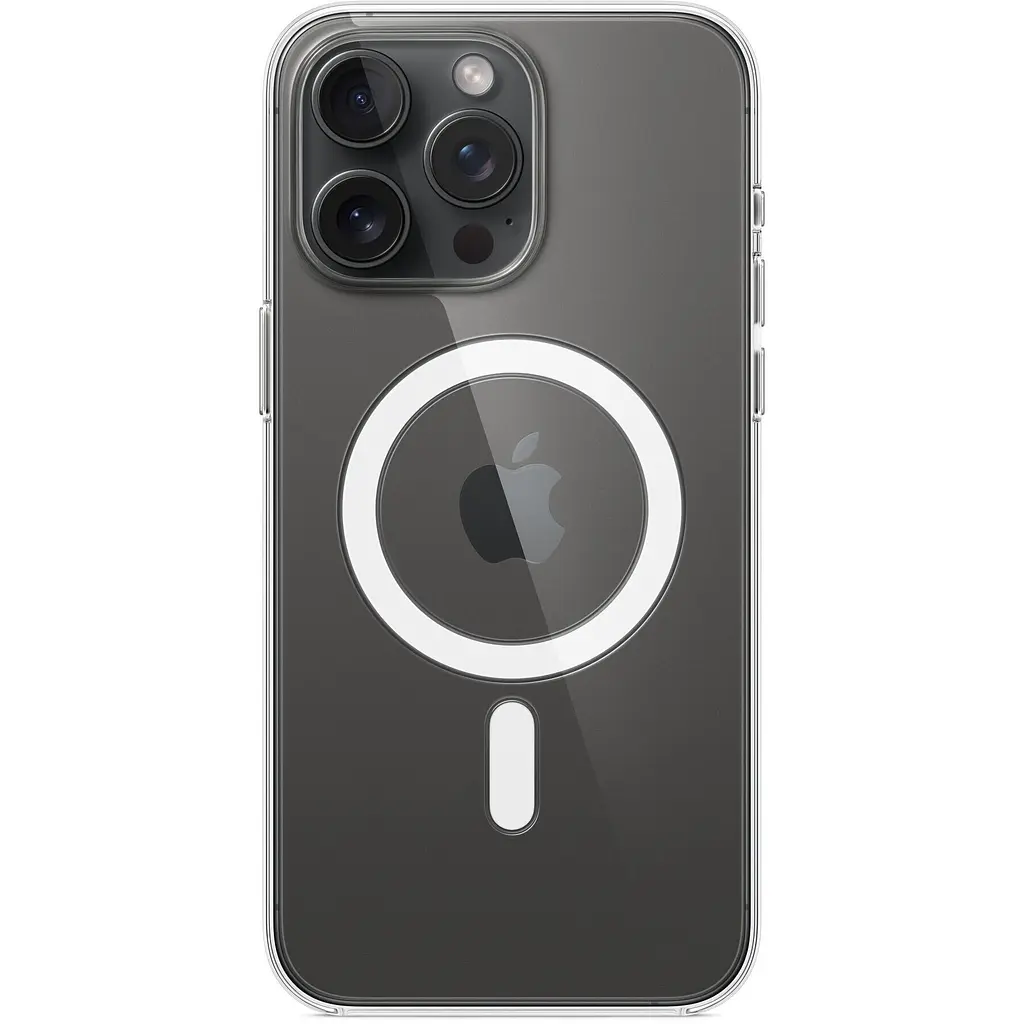 Чохол-накладка Apple Clear Case with MagSafe для Apple iPhone 15 Pro Max Clear (MT233) - фото 3