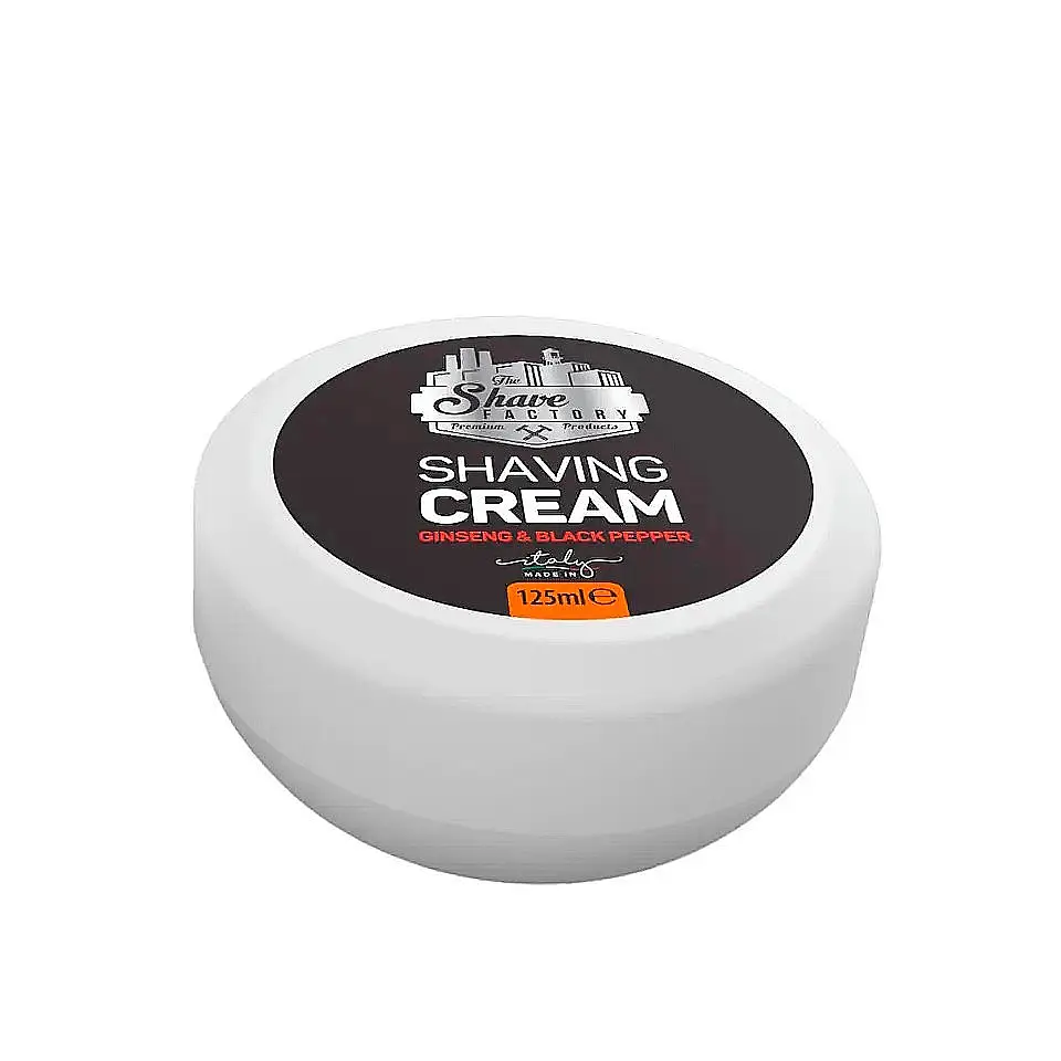 Крем для гоління The Shave Factory Ginseng & Black Pepper 125 мл - фото 2