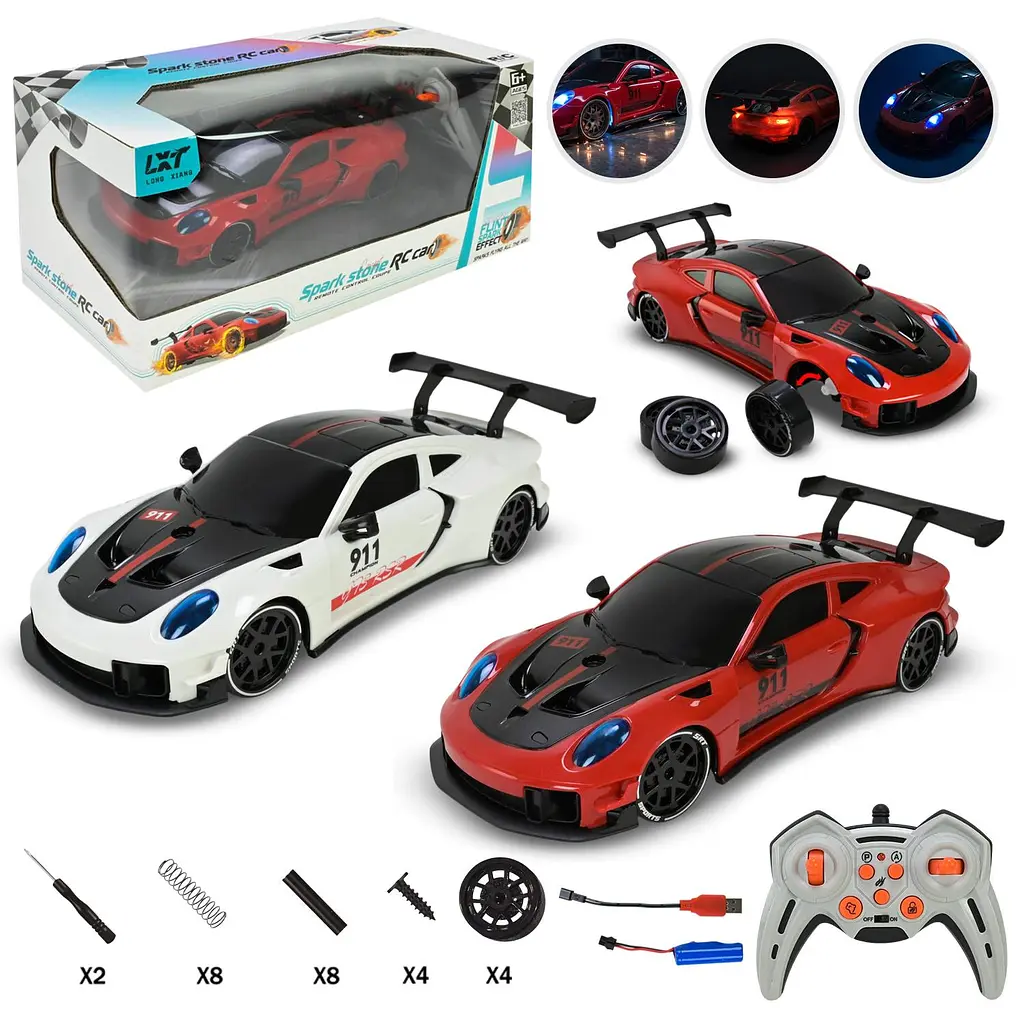 Радіокерована модель суперкара Spark stone RC car зі світловими ефектами (9011) в асортименті