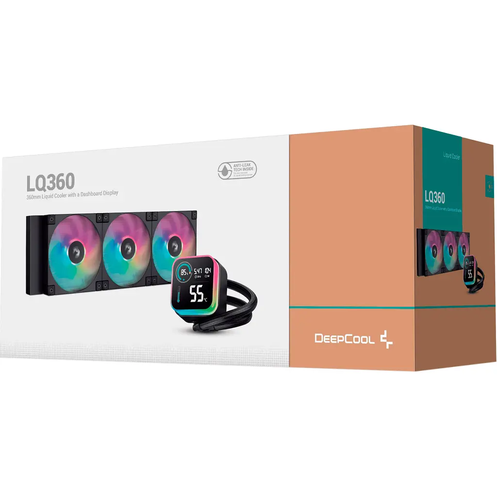 Система рідинного охолодження Deepcool LQ360 Black (R-LQ360-BKLSMW-G-1) - фото 6