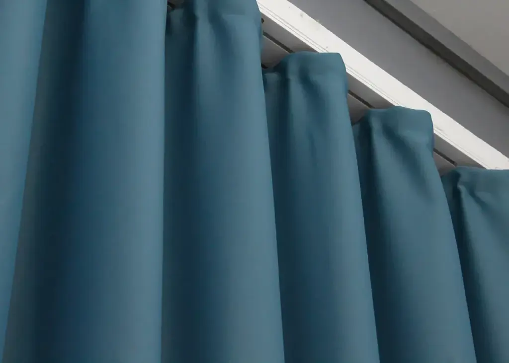 Комплект штор VR-Textil Midnight блекаут 2 шт 150x290 см синій (1675ш) - фото 2