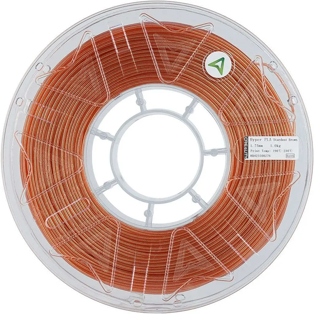 Філамент для 3D-принтерів Creality PLA Hyper RFID Stardust 1kg Brown (3301010571) - фото 2