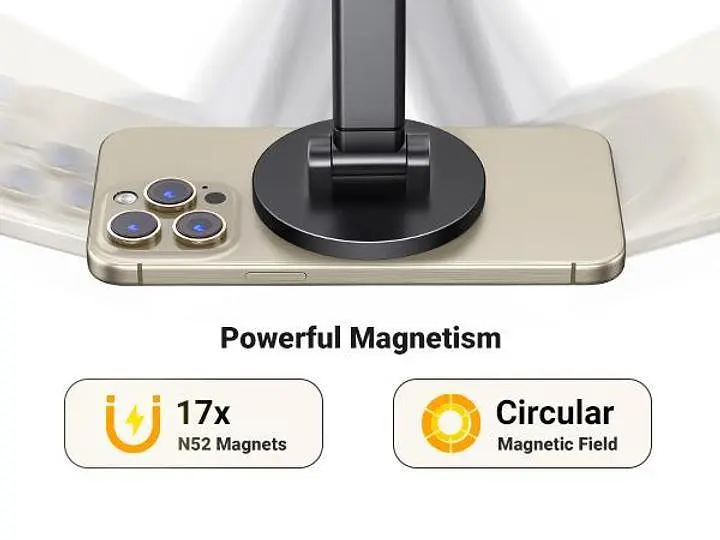 Магнітна підставка UGREEN LP862 для телефону Magsafe для iPhone 15 14 13 Pro Max Xiaomi Samsung Huawei Обертання на 360° Тримач - фото 8