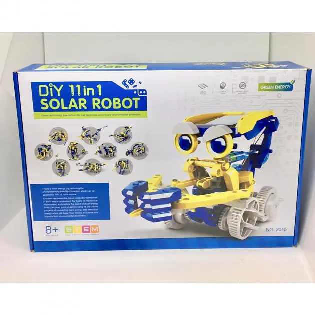 Конструктор робот SOLAR ROBOT PRO Animals на сонячній батареї інтерактивний набір 11 в 1 - фото 13