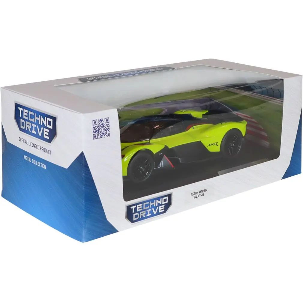 Автомодель - Aston Martin Valkyrie жовтий 1:18 (250937AMVKLG) - фото 14