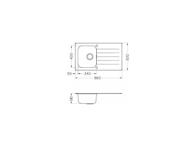 Кухонна мийка Alveus Glassix 10 POP-UP 3 1/2 (1099450) - фото 3