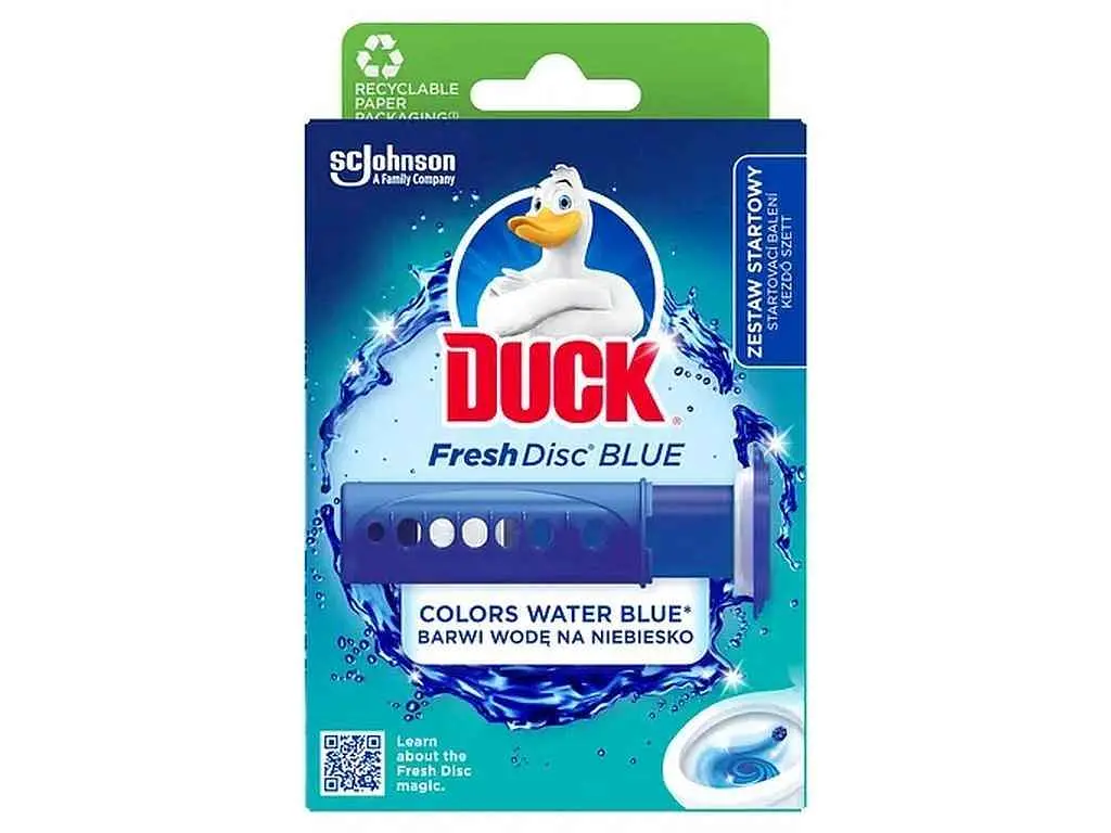 Блок Точковий для туалетів DUCK 6шт Блакить