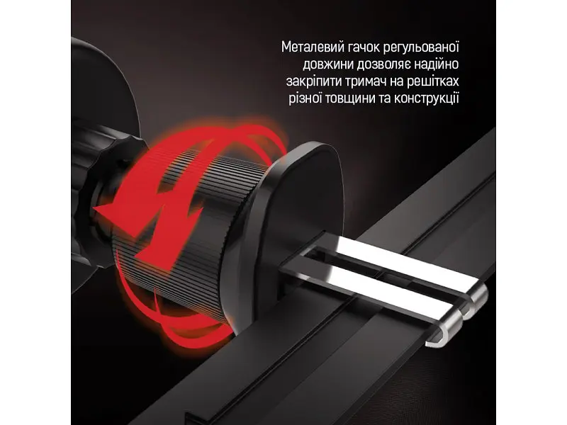 Автомобільний тримач для смартфона ColorWay Air Vent-5 Black (CW-CHM15-BK) - фото 8