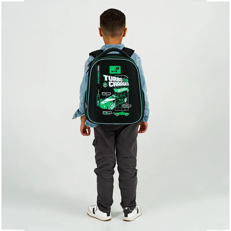 Рюкзак для початкової школи Kite Education каркасний 555 HW Чорний (HW26-555S) - фото 18