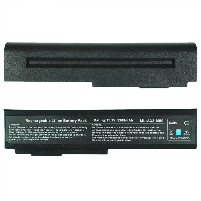 Акумуляторна батарея Asus A32-M50 A33-M50 G50 G51 M50 M60 N53 N61 X55 11.1V 5200 mAh - фото 2