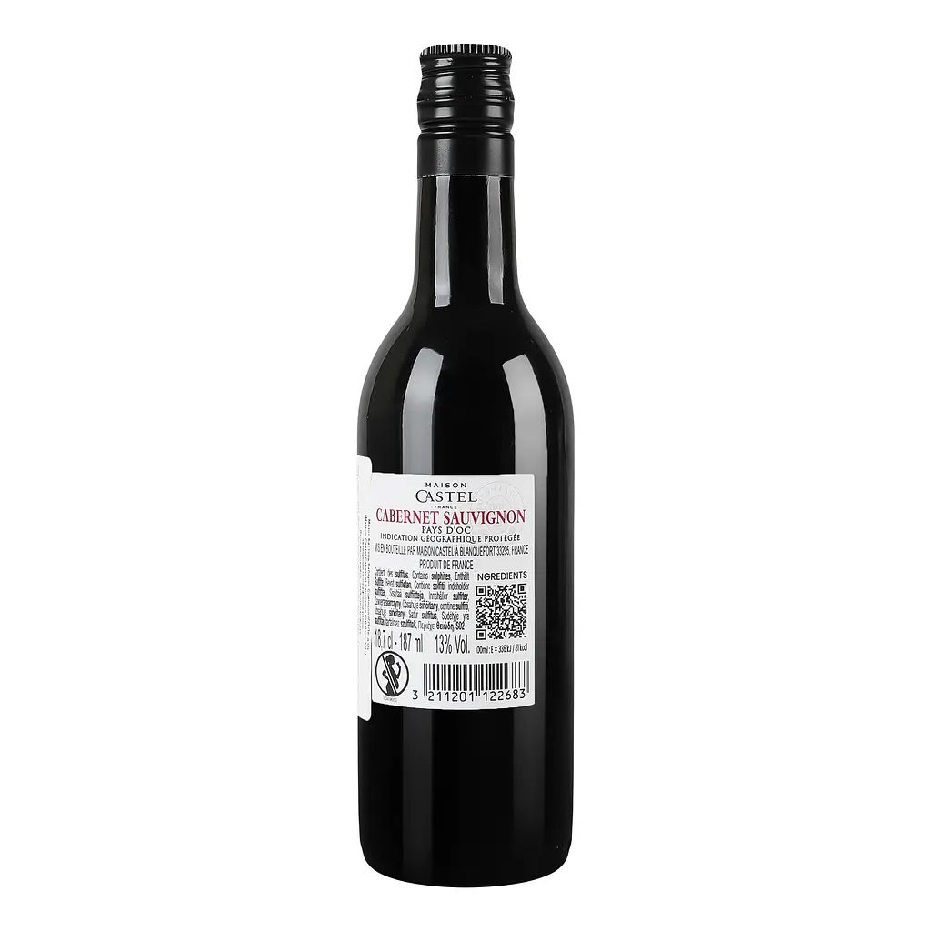 Вино Maison Castel Cabernet Sauvignon IGP Pays d'Oc червоне напівсухе 0.187 л - фото 2