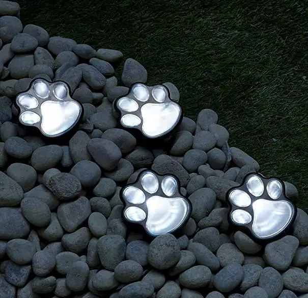Світильник Solar Paw Print Lights на сонячній батареї 4 шт. - фото 2