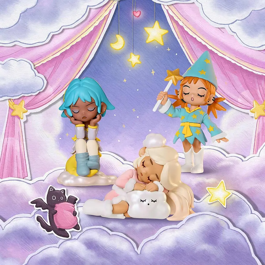 Игрушка-сюрприз Pop Mart Lil Peach Riot Серия Sleepover с коллекционной фигуркой (PRLS-01) - фото 11