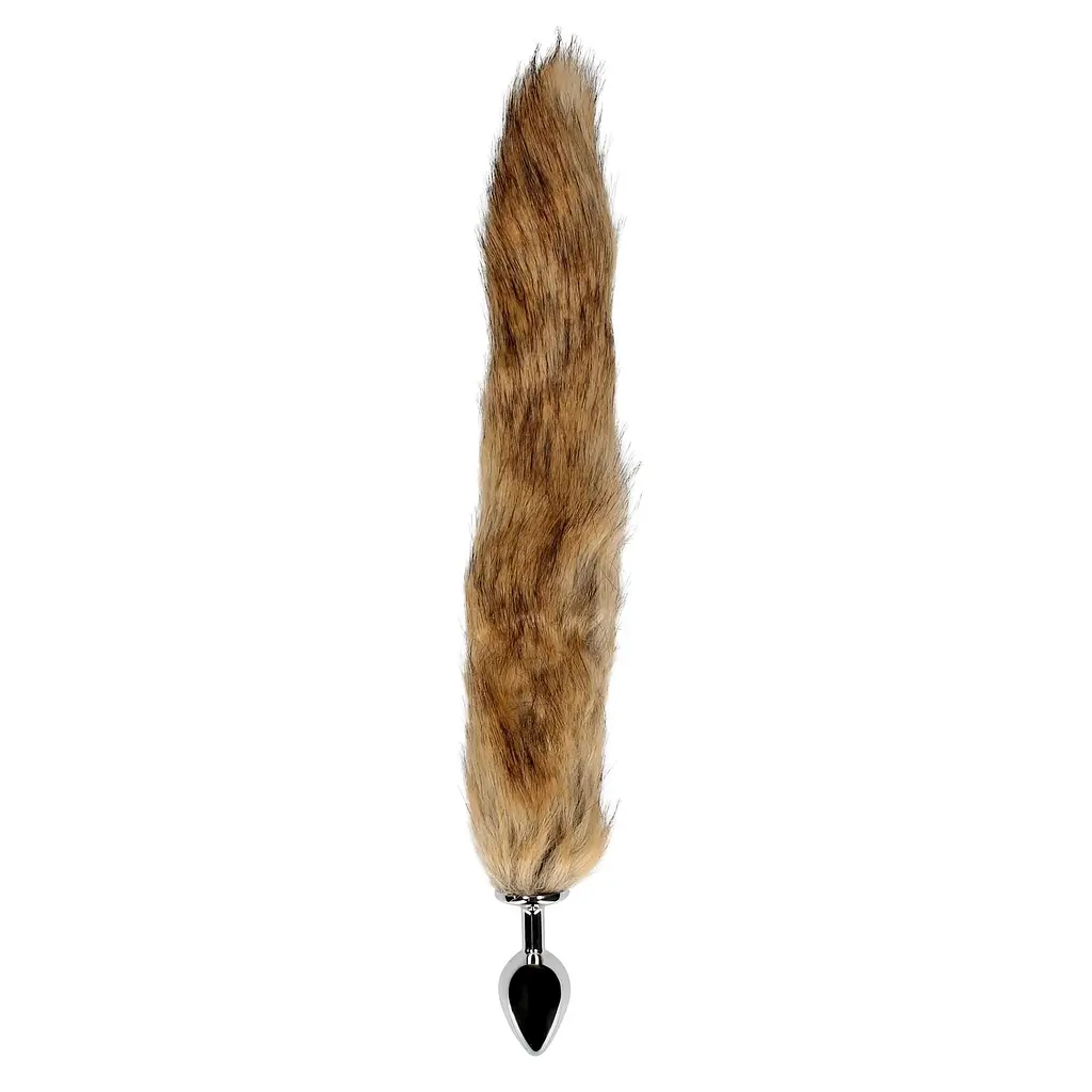 Анальна пробка Ouch! Fox Tail, 42.5 см (рудий) - фото 7
