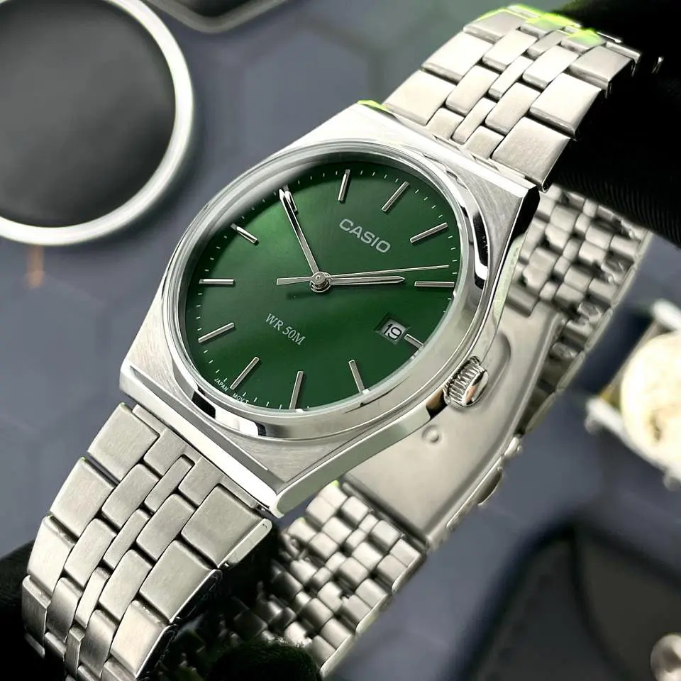 Чоловічий годинник Casio MTP-B145D-3A Сріблястий ( AT1141-0266 ) - фото 2