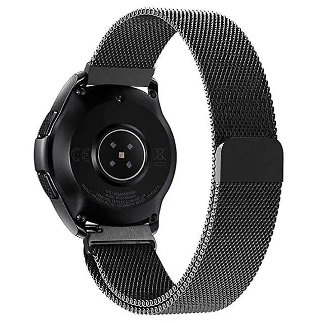 Миланский сетчатый ремешок Primo для часов Samsung Galaxy Watch 42 мм (SM-R810) Black - фото 2