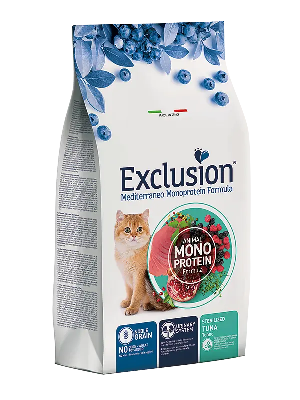 Корм Exclusion Sterilized Tuna для стерилізованих котів з тунцем 1кг (на вагу) - фото 3