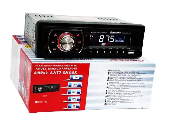 Автомагнитола XPRO 2031 USB MP3 FM 1DIN SD/MMC слот черный (lp-75057_445) - фото 4