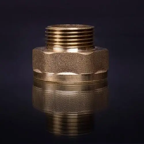 Переходник Lexline К.0606-1"х1 1/2" НВ усиленный латунь 30412 - фото 2