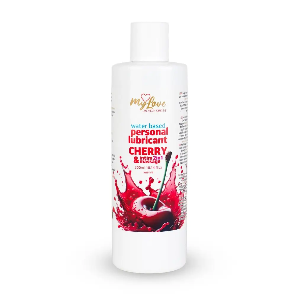Лубрикант MyLove Aroma Series IntimMassage 2in1 Cherry, 300 мл