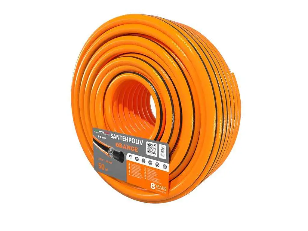 Шланг для поливу SANTEHPOLIV 3/4 50м ORANGE (бухта) ПВХ