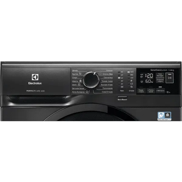 Стиральная машина Electrolux EW6S4R06BX фронт. загрузка/6 кг/1000 об/мин/глуб. 38 см/A+++/антрацит (EW6S4R06BX) - фото 2