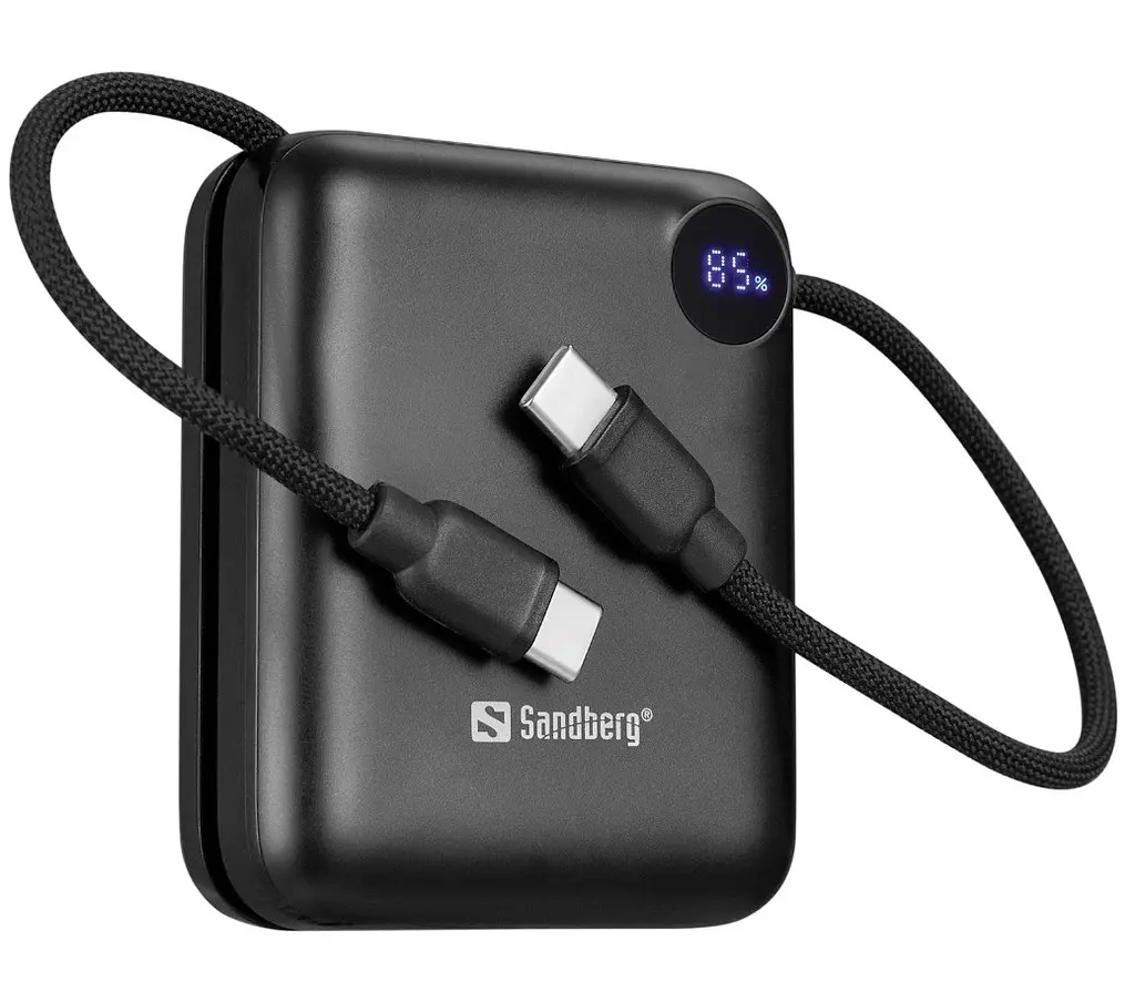 Повербанк Powerbank Sandberg Connect 10000mAh PD3.1 QC3.0 20W Black - фото 6