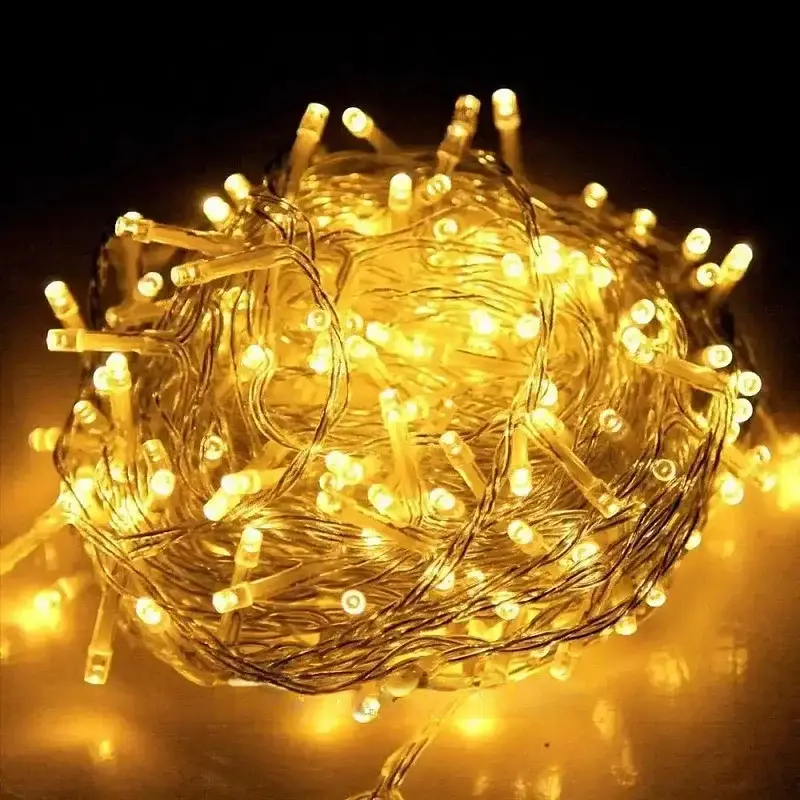 Світлодіодна гірлянда-водоспад Сіточка XPRO 3x3 м 300 LED теплий білий світло IP44 (234564306_377) - фото 7