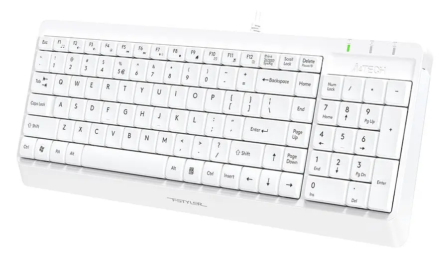 Клавіатура A4Tech Fstyler FK15 White - фото 3