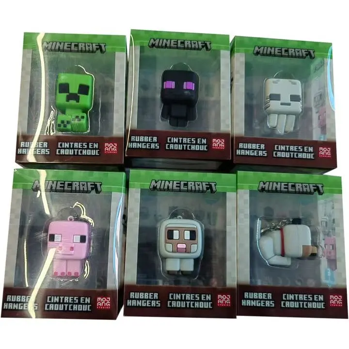 Резиновая фигурка с подвеской Minecraft в ассортименте JTMIN-35201-2 - фото 3