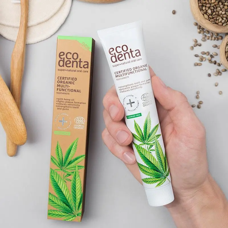 Зубна паста Ecodent Organic з конопляною олією 75 мл - фото 2