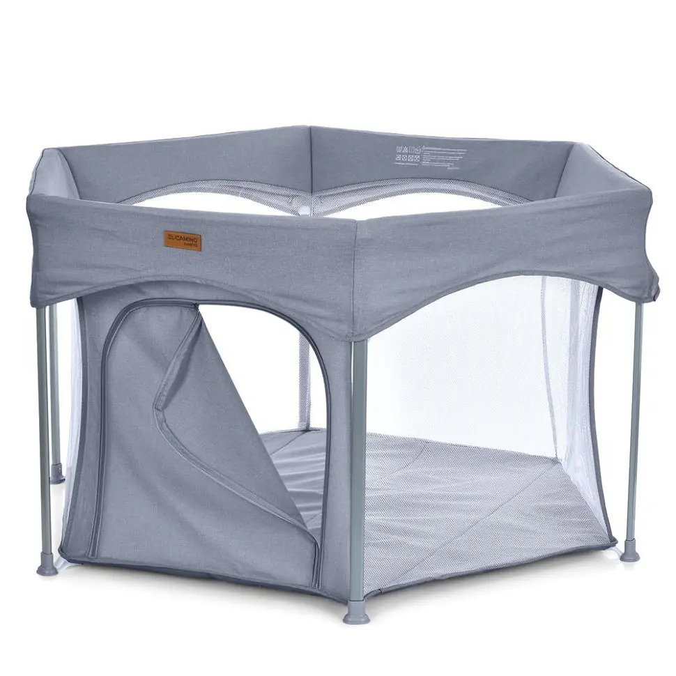 Дитячий манеж SWIFT 6 ME 1195 Gray 145х117х74 см - фото 2