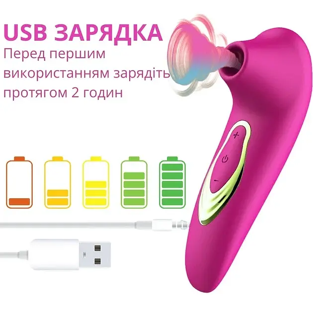 Вакуумний вібратор для клітора I’MCUM Satisfyer Air Рожевий (7970379617725) - фото 8
