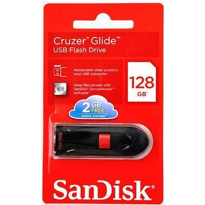 USB флеш накопичувач SanDisk 128Gb Cruzer Glide (SDCZ60-128G-B35) - фото 3