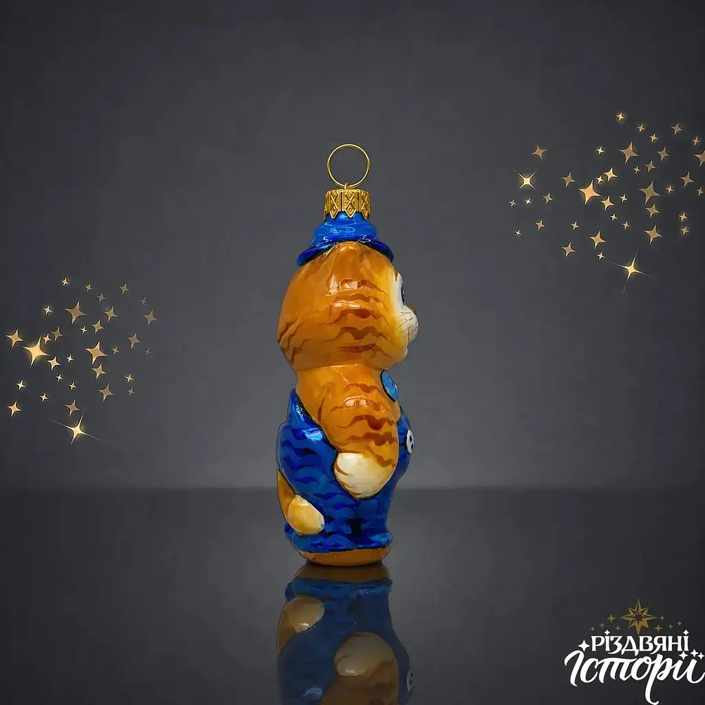 Ялинкова іграшка Різдвяні історії Пан Мурчик 12.5 см (4820001224139) - фото 3