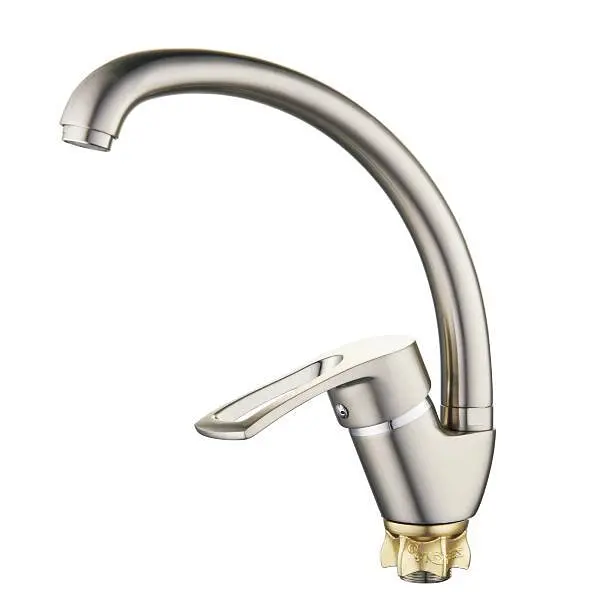 Змішувач для кухні Zegor YUB4-A181KH одноважільний сатин 30412 - фото 2