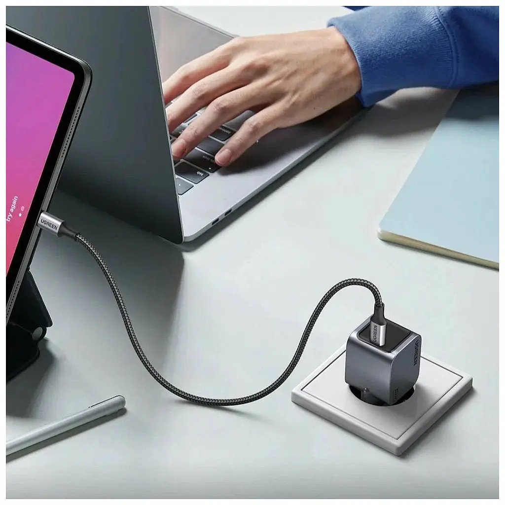 Зарядний пристрій Ugreen USB-C PD30W GaN X703 gray (35006) - фото 11
