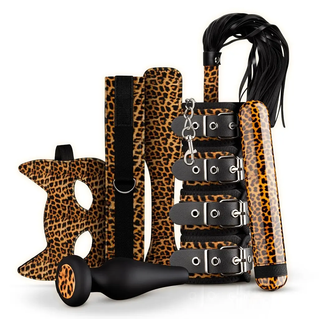 Набір BDSM-аксесуарів Panthra Gato 8-piece set - фото 2