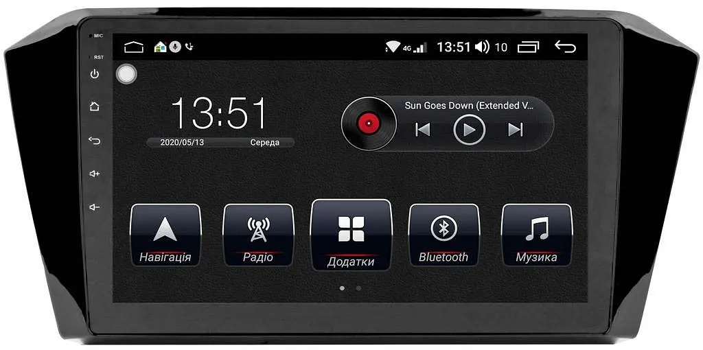 Автомагнитола штатная с 10'' экраном XPRO 10 Android 10.1 4/32 (MER-14140_6215) - фото 4