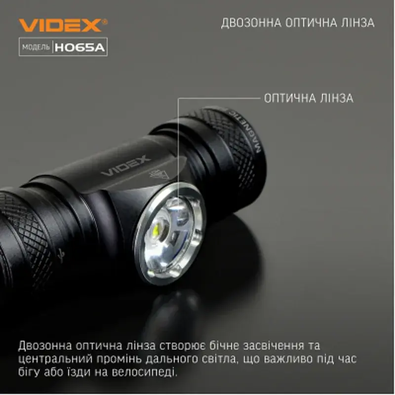 Налобный фонарь Videx VLF-H065A 1200Lm 5000K (VLF-H065A) - фото 5