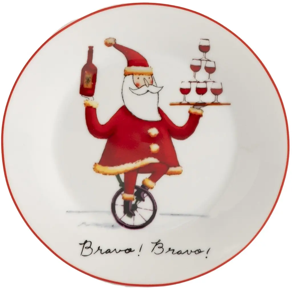 Тарілка Limited Edition NY Party 4 шт. х 19 см (TRSC-HD5025-4P06) - фото 3