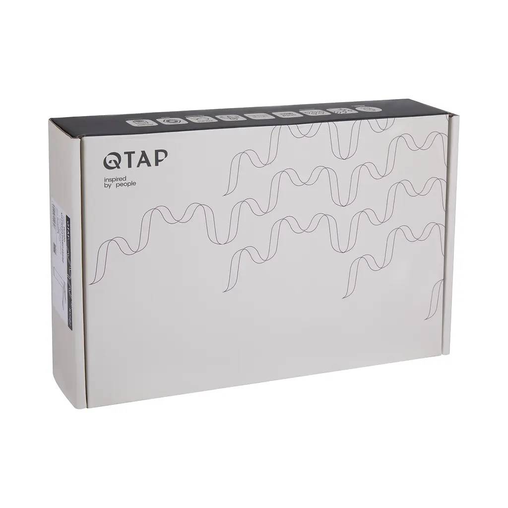 Змішувач для умивальника Qtap Presto високий QTPRE269GRP45582 Graphite Графіт - фото 6